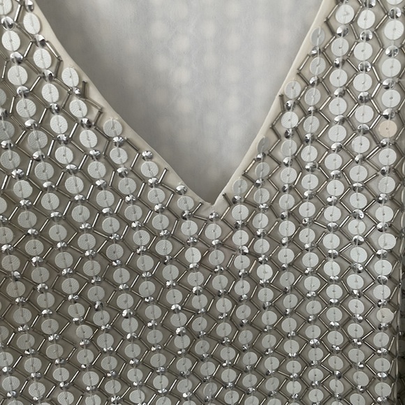 White sequin Parker dress - Picture 6 of 7